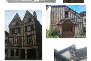 Auxerre et ses maisons à colombage