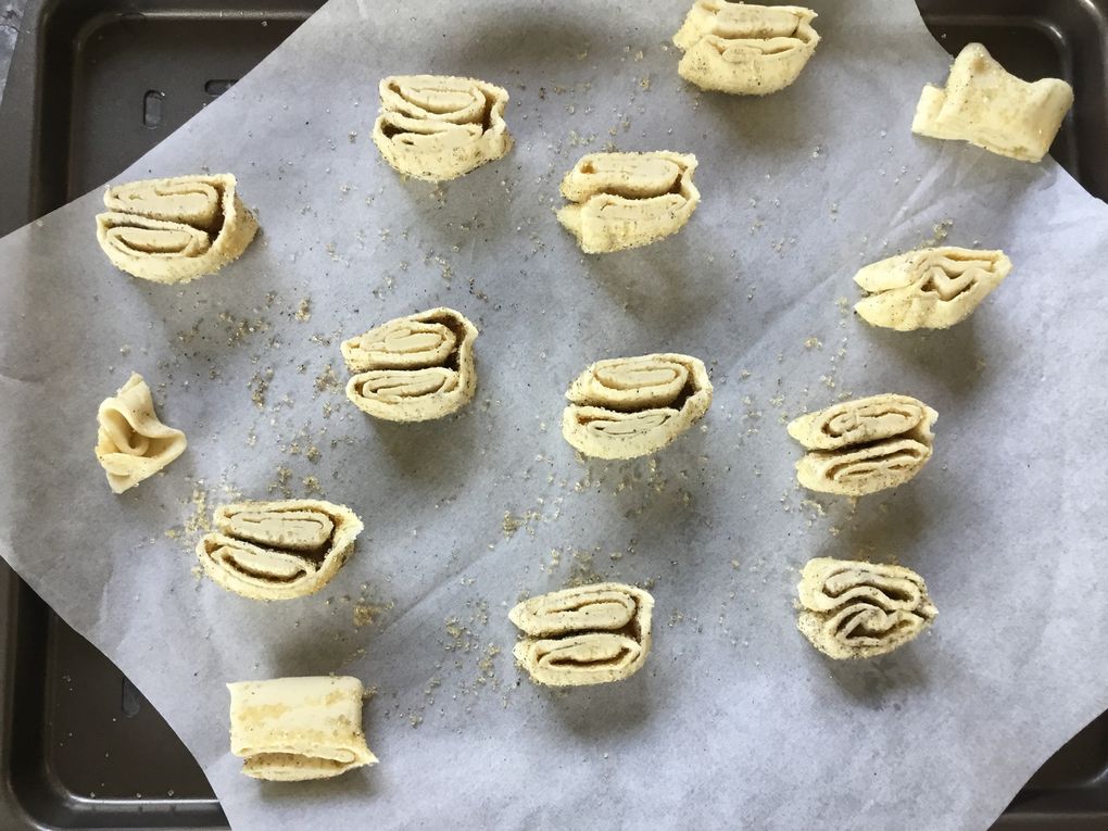 Recette des petits palmiers feuilletés de Cyril Lignac 