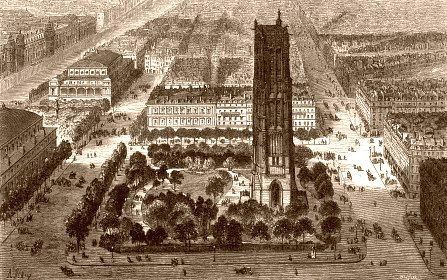 PARIS TOUR SAINT-JACQUES AUTREFOIS. . 