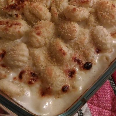 Gratin de Gnocchis aux trois fromages