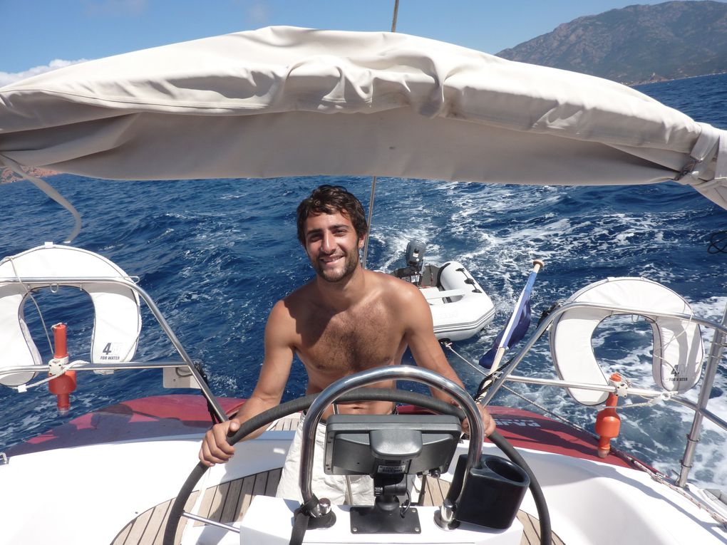 Skipper in Corsica, Sardinia, every summertime since 2007 till 2013