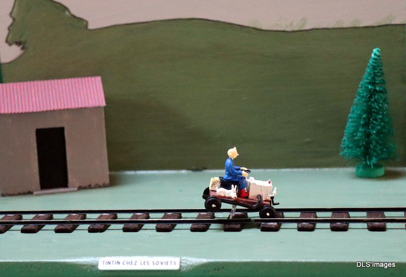 Diorama Tintin au pays des Soviets