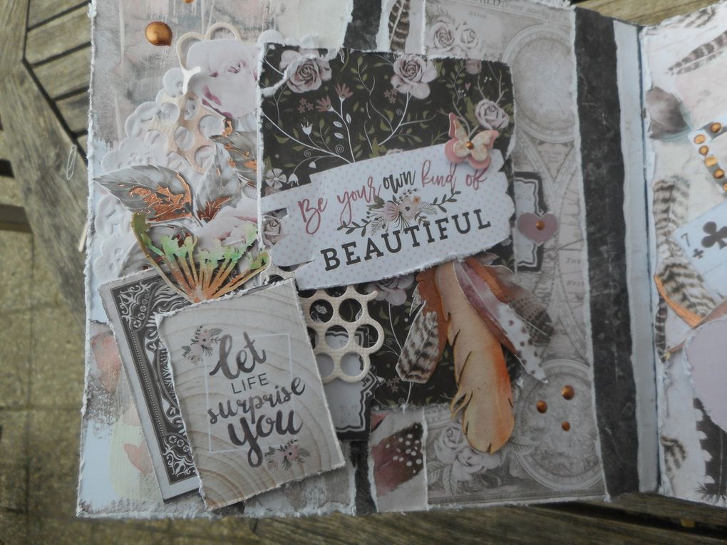 mini album shabby (rose quartz collection de prima)