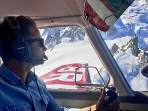 Cervin + Mont-Blanc avec mes passagers américains