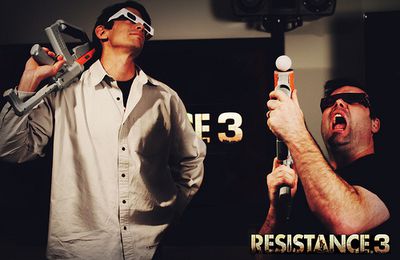 Resistance 3 - PSmove + 3D