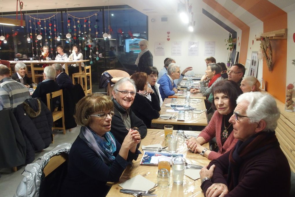 Au lendemain du diner-conférence «  Les peintres fauves » au café Fauve, à  Norroy -le-Veneur, le 1er mars 2019.