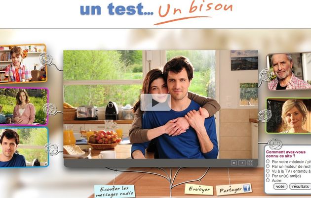 Diabète : campagne un test .. un bisou