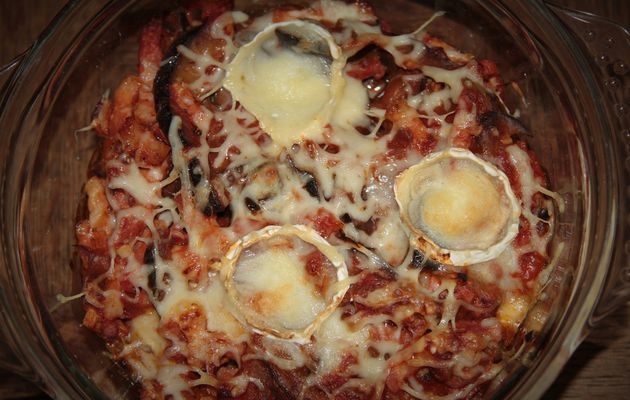 Gratin d'aubergine au chèvre