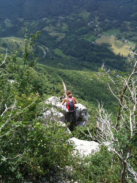 beau week-end et panorama imprenable, une première pour Sabine...