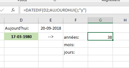 Calcul ange de naissance