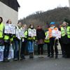 JEUDI 11 décembre Blocage a Ste Croix aux Mines