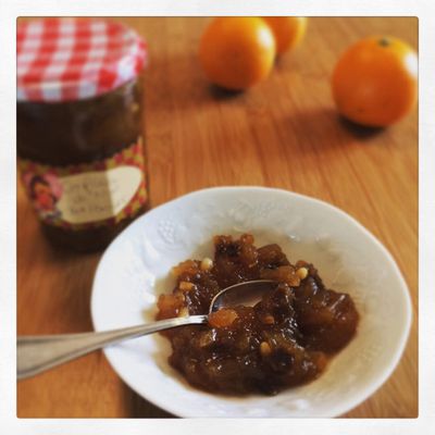 Confiture de pommes aux épices de Noël