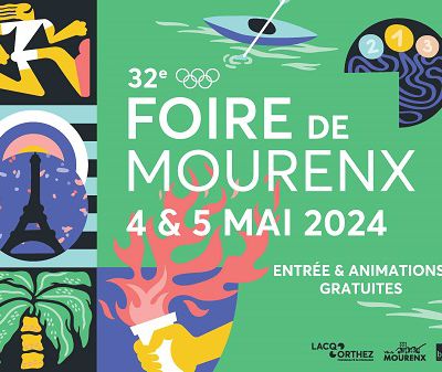 LA TRADITIONNELLE FOIRE DE MOURENX LES 4 ET 5 MAI 2024