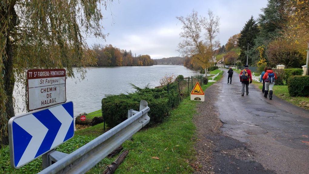 Rando soutenue de 24km en bords de Seine entre Le Coudray et Ponthierry