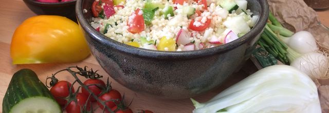 Salade de millet au fenouil