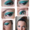 Make-up du jour : juste turquoise