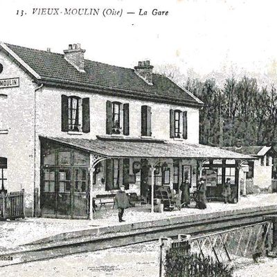 CP gare de Vieux Moulin  (Oise)