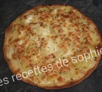 PIZZA AU SAUMON