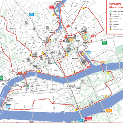 Marathon de Nantes 2024, analyse du parcours