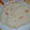 Risotto crémeux au saumon