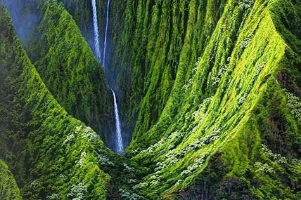Les cascades de Molokai, Hawai