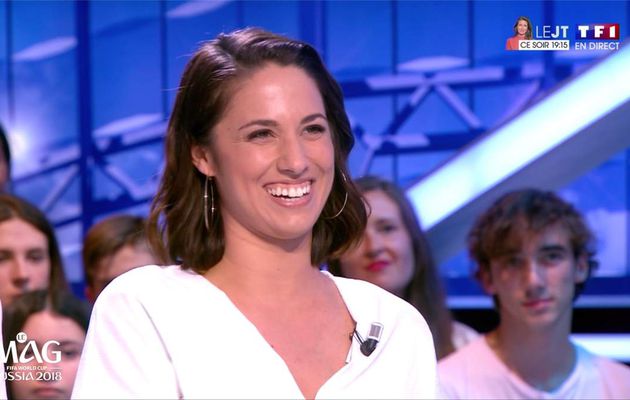 Charlotte Namura-Guizonne Le Mag de la Coupe du Monde TF1 le 30.06.2018