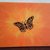Papillon acrylique