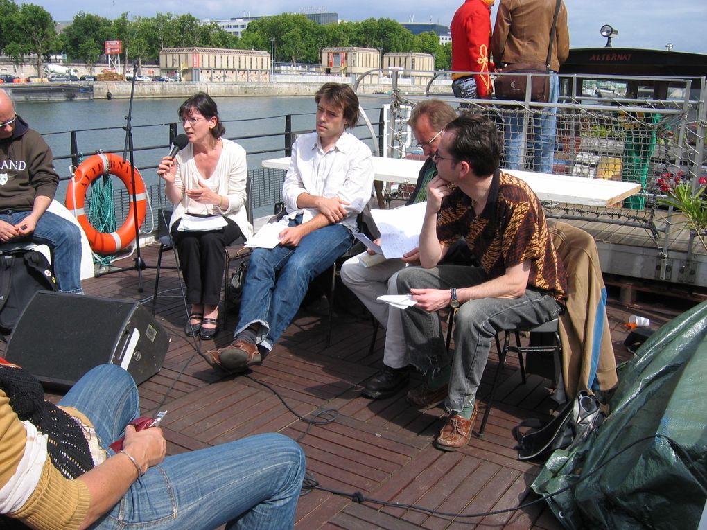 Rencontres des circuits courts, péniche Alternat, Paris (13e), 19 juin 2011