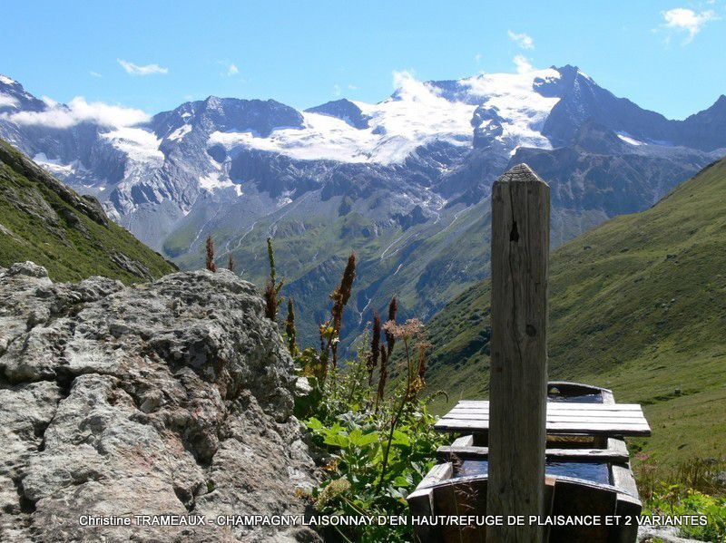 RANDO 3 - CHAMPAGNY LE HAUT LAISONNAY D'EN HAUT/REFUGE DE PLAISANCE ET 2 VARIANTES