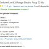 Bon plan pas cher : ASUS Zenfone Live L2 Rouge Electric Ruby 32 Go