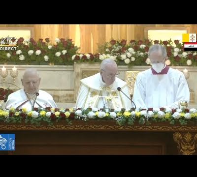 Messe du pape François en la cathédrale chaldéenne St-Joseph de Bagdad
