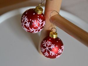 Boucles d'oreilles spéciales Noël