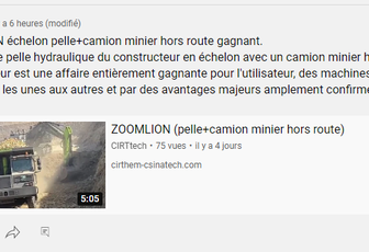 #ZOOMLION échelon pelle+camion minier hors route gagnant #CIRTtech-YouTube.posts