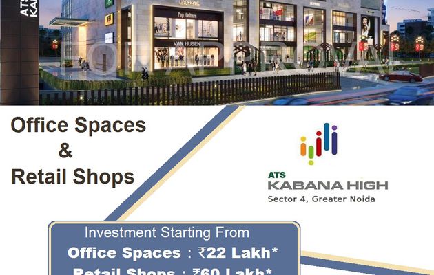 ATS Kabana High Noida Extension | High Retail Shops & Office Spaces For Sale