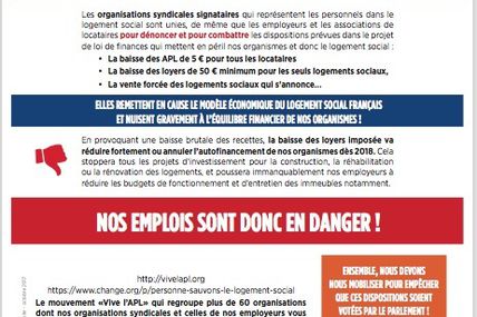 Défendons les APL  Rassemblement devant la mairie de Bordeaux Samedi 14 Octobre à 14 h 