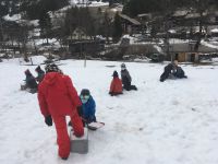 Vendredi 5 février (CM2D) : Dernière séance de ski alpin et construction d'igloo. 
