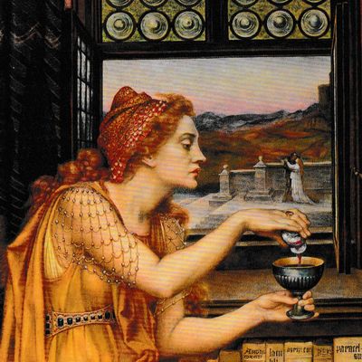 Chimie et arts -27- Peinture - la Potion d'amour