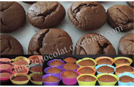 Muffins tout chocolat