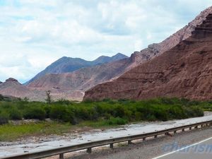 Quebrada de las conchas, Argentine en camping-car