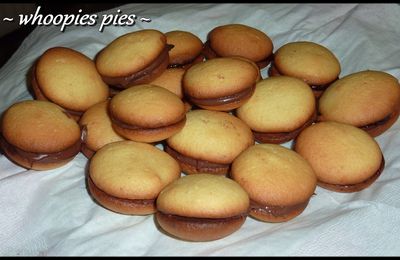 Whoopies pies Nutella & Confiture