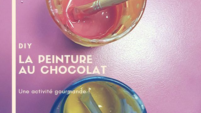 DIY La Peinture au chocolat