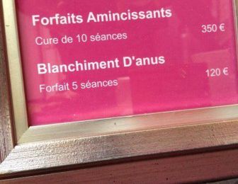 Blanchiment d'anus