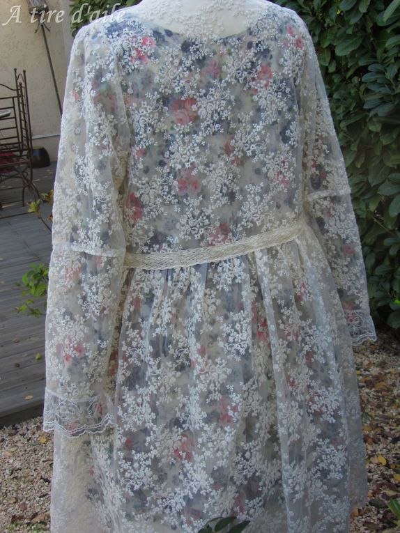 Robe voile de coton fleuri