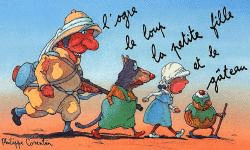 L'ogre, le loup, la petite fille et le gâteau de Philippe CORENTIN