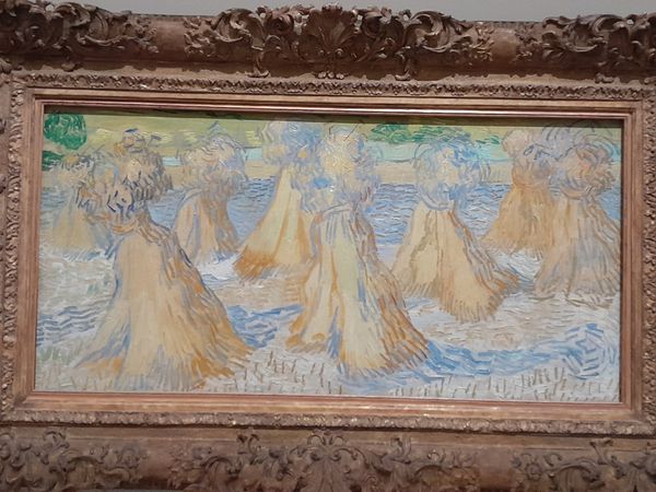 VAN GOGH à Auvers - salle des &quot;double carré&quot; au musée d'ORSAY