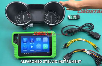 Déverrouillage du calculateur d'instrument Alfa Romeo Stelvio via OBDSTAR X300 Classic G3