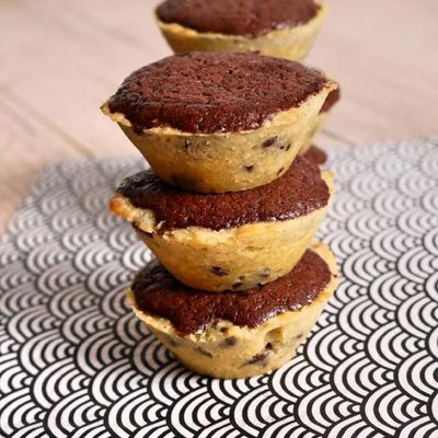 Aujourd'hui C'est cookies: Brownie Chocolat chip Cookies Cup