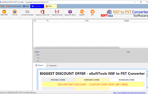 How to convert NSF files to PST​