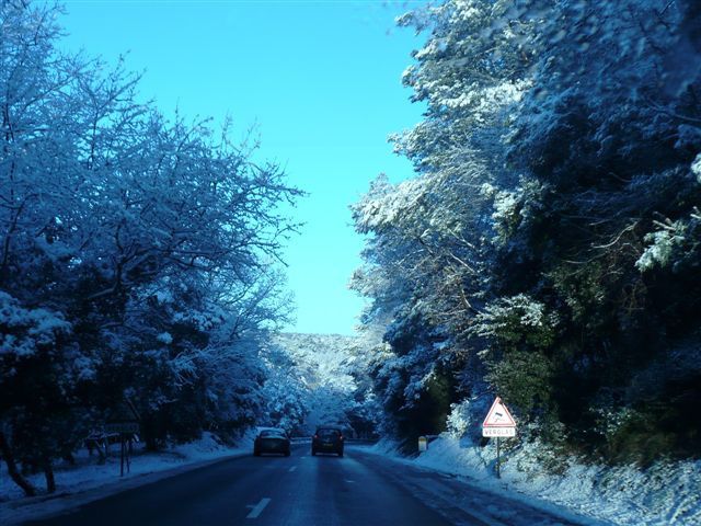 ANTIBES SOUS LA NEIGE