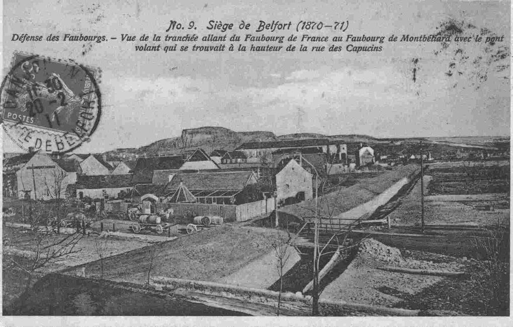 VOICI QUELQUES PHOTOS DE BELFORT SOUS L'OCCUPATION ALLEMANDE DE LA SECONDE GUERRE ET QUELQUES SCAN DE CARTE POSTAL ANCIENNES DE GRAVURES DU CELEBRE SIEGE DE BELFORT EN 1870.